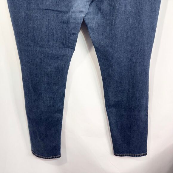 Old Navy‎ Plus Size 20 Jeans Blue Mid Rise Rockstar Skinny Cotton Stretch 833 - Picture 8 of 10